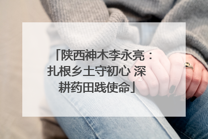 陕西神木李永亮：扎根乡土守初心 深耕药田践使命