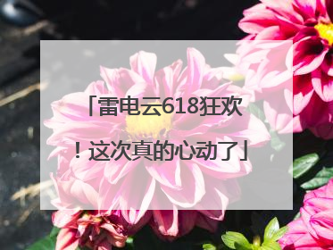雷电云618狂欢！这次真的心动了