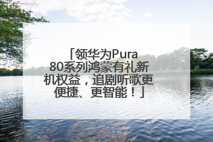 领华为Pura 80系列鸿蒙有礼新机权益，追剧听歌更便捷、更智能！