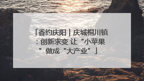 香约庆阳｜庆城桐川镇：创新求变 让“小苹果”做成“大产业”