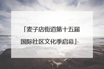 麦子店街道第十五届国际社区文化季启幕