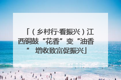 （乡村行·看振兴）江西铜鼓“花香”变“油香” 增收致富促振兴