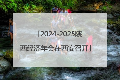 2024-2025陕西经济年会在西安召开