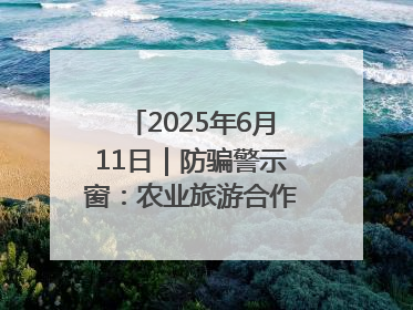 2025年6月11日｜防骗警示窗：农业旅游合作社以高息设局，集资380万