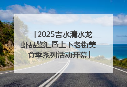 2025吉水清水龙虾品鉴汇暨上下老街美食季系列活动开幕
