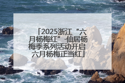 2025浙江“六月杨梅红”·仙居杨梅季系列活动开启 六月杨梅正当红