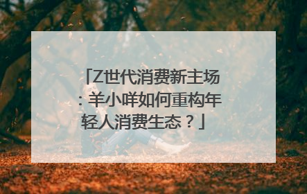 Z世代消费新主场：羊小咩如何重构年轻人消费生态？